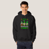 Gnome Tie Dye Shamrock Let Shenanigans Begin St Pa Hoodie (Voorkant volledig)