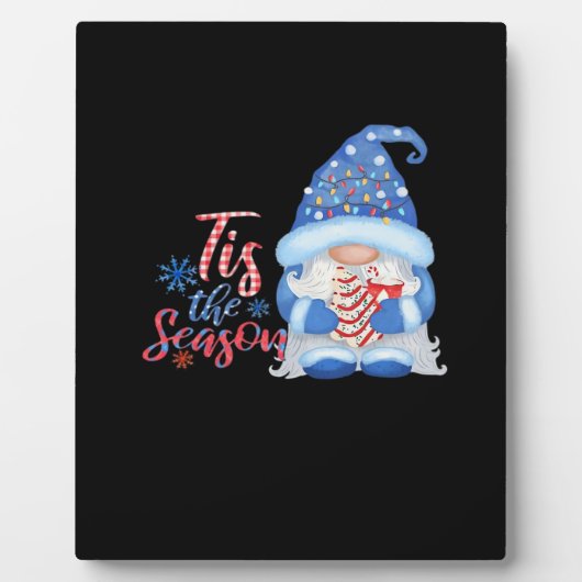 Gnome Tis The Season Fotoplaat (Voorkant)
