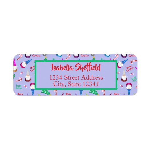 Gnome Toss Etiket (Voorkant)