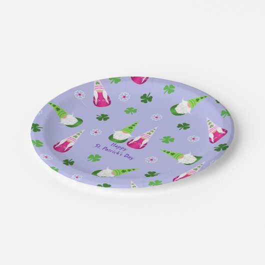 Gnome Toss St. Patrick's Day Papieren Bordje (Gekanteld)