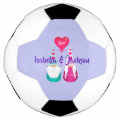 Gnome Toss Valentijnsdag Voetbal (Voorkant)