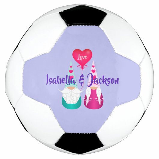 Gnome Toss Valentijnsdag Voetbal (Voorkant)