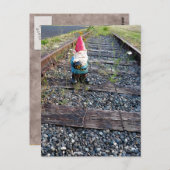 Gnome Tracks Briefkaart (Voorkant / Achterkant)