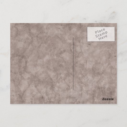 Gnome Tracks Briefkaart (Achterkant)