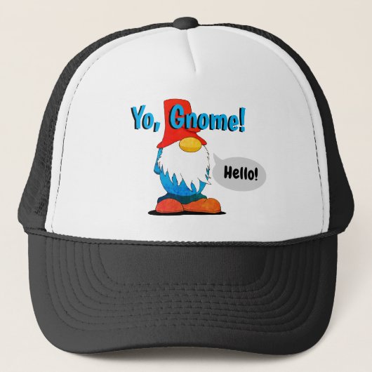 Gnome Trucker hoed Pet (Voorkant)