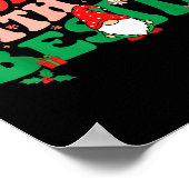 Gnome Twinning With My Ie Funny Matching Christmas Poster (Hoek)