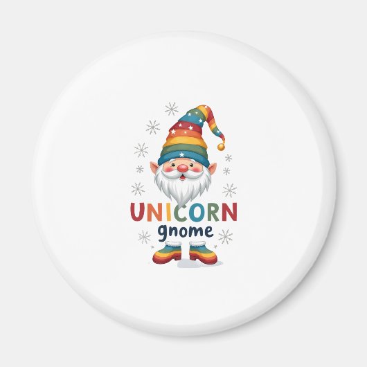 Gnome Unicorn Shirt Family Matching Group Christma Magneet (Voorkant)
