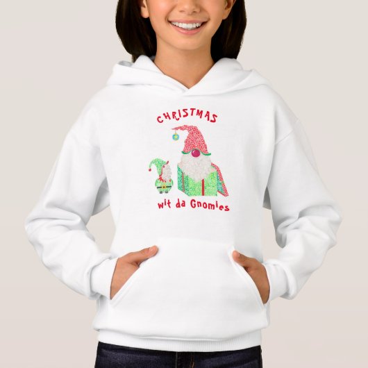 Gnome vakantie hoodie (Voorkant)