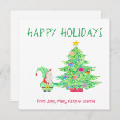 Gnome Vakantie Kaart (Voorkant / Achterkant)