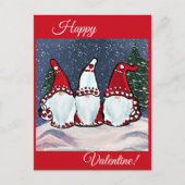 Gnome Valentijn Briefkaart (Voorkant)