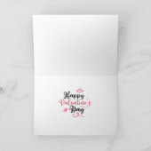 Gnome Valentijn Card Retro Truck Feestdagen Kaart (Binnen)