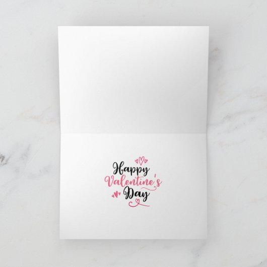 Gnome Valentijn Card Retro Truck Feestdagen Kaart (Binnen)