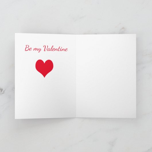 Gnome Valentijn Card Retro Truck Feestdagen Kaart (Binnen)