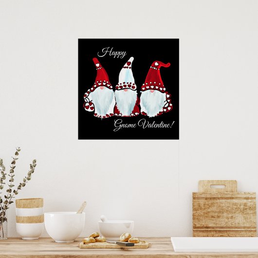 Gnome Valentijn Poster (Keuken)