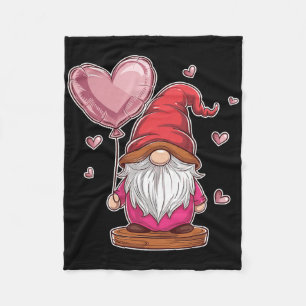 Gnome Valentijnsdag Liefdeshart Kinderen Fleece Deken