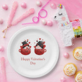 Gnome Valentijnsdag Persoonlijk Papieren Bordje (Feest)