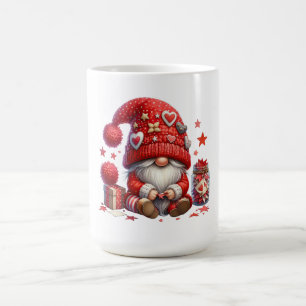 Gnome Valentijnsdag pot met harten Koffiemok