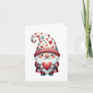 Gnome Valentijnskaart Vouwkaart Kaart