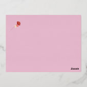 Gnome Valentine Day Kaart (Achterkant)