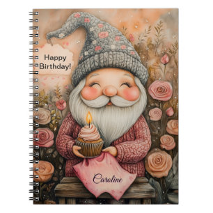  Gnome Verjaardag Ontwerp Notitieboek