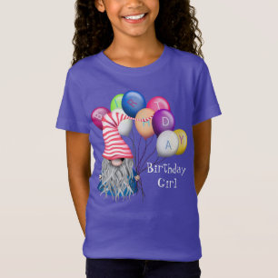 Gnome Verjaardagsmeisje T-shirt
