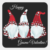 Gnome Vierkante Sticker (Voorkant)