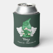 Gnome Virgo Astrology Sign Angel Blikjeskoeler (Blikje Achterkant)