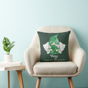 Gnome Virgo Astrology Sign Angel Kussen