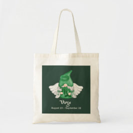 Gnome Virgo Astrology Sign Angel Tote Bag