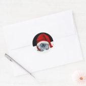 GNOME voor de Chowlidays - blauwe chow stickers (Envelop)
