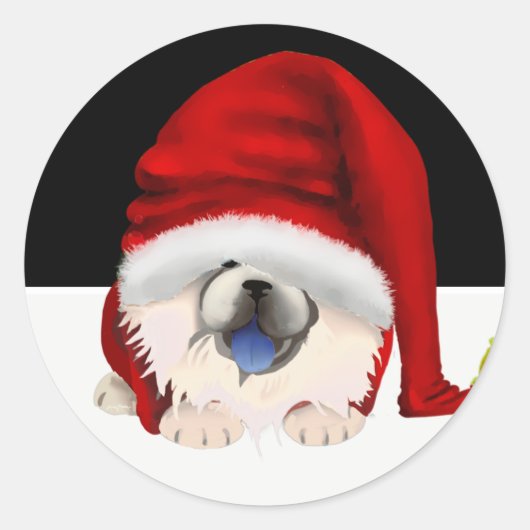 GNOME voor de Chowlidays -crème chow stickers (Voorkant)