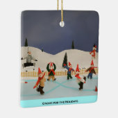 Gnome voor de Feestdagen Christmas Ornament (Rechts)