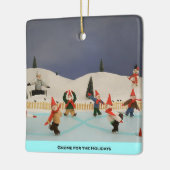 Gnome voor de Feestdagen Christmas Ornament (Links)