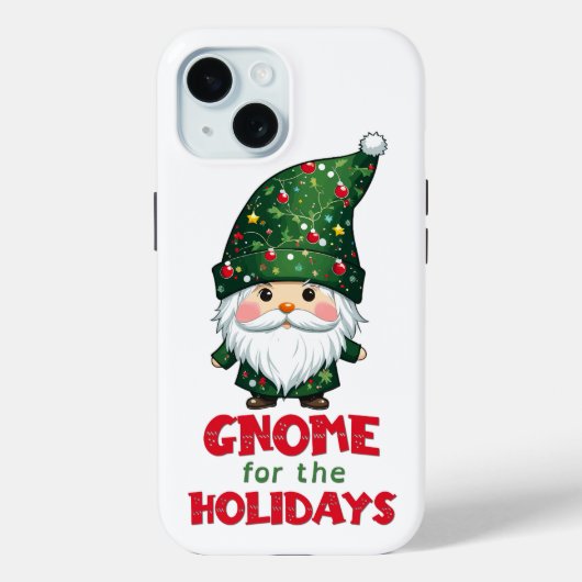 Gnome voor de Feestdagen Funny & Schattig Christma Case-Mate iPhone Case (Achterkant)