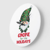 Gnome voor de Feestdagen Funny & Schattig Christma Grote Klok (Hoek)
