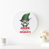 Gnome voor de Feestdagen Funny & Schattig Christma Grote Klok (Huis)