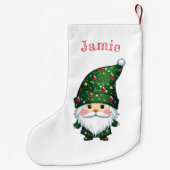 Gnome voor de Feestdagen Funny & Schattig Christma Kleine Kerstsok (Achterkant)