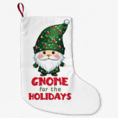 Gnome voor de Feestdagen Funny & Schattig Christma Kleine Kerstsok (Voorkant)