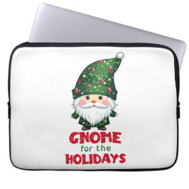 Gnome voor de Feestdagen Funny & Schattig Christma Laptop Sleeve