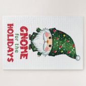 Gnome voor de Feestdagen Funny & Schattig Christma Legpuzzel (Horizontaal)