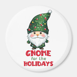 Gnome voor de Feestdagen Funny & Schattig Christma Magneet