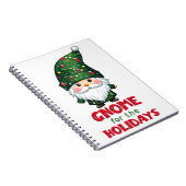 Gnome voor de Feestdagen Funny & Schattig Christma Notitieboek (Rechterzijde)