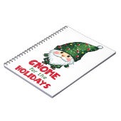 Gnome voor de Feestdagen Funny & Schattig Christma Notitieboek (Linkerzijde)