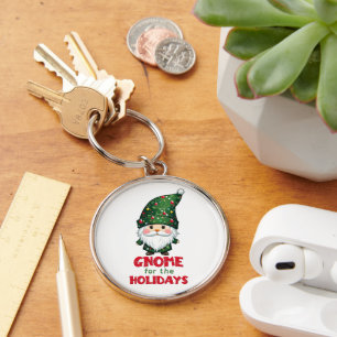Gnome voor de Feestdagen Funny & Schattig Christma Sleutelhanger