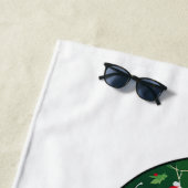 Gnome voor de Feestdagen Funny & Schattig Christma Strandlaken (In situ)