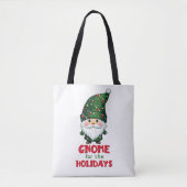 Gnome voor de Feestdagen Funny & Schattig Christma Tote Bag (Voorkant)