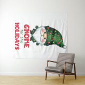 Gnome voor de Feestdagen Funny & Schattig Christma Wandkleed (In Situ (horizontaal))