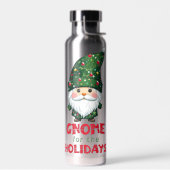 Gnome voor de Feestdagen Funny & Schattig Christma Waterfles (Links)