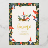 Gnome voor de Feestdagen Goud (Voorkant)