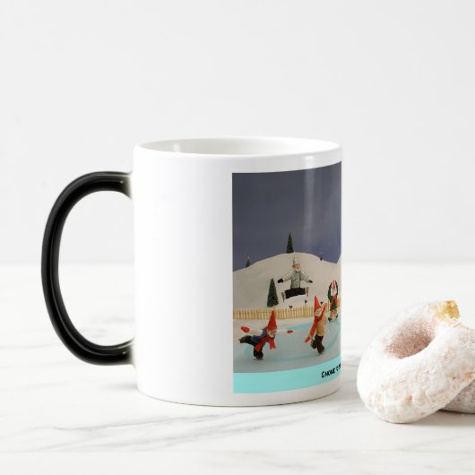Gnome voor de Feestdagen Koffie / Drink Mok (Met donut)